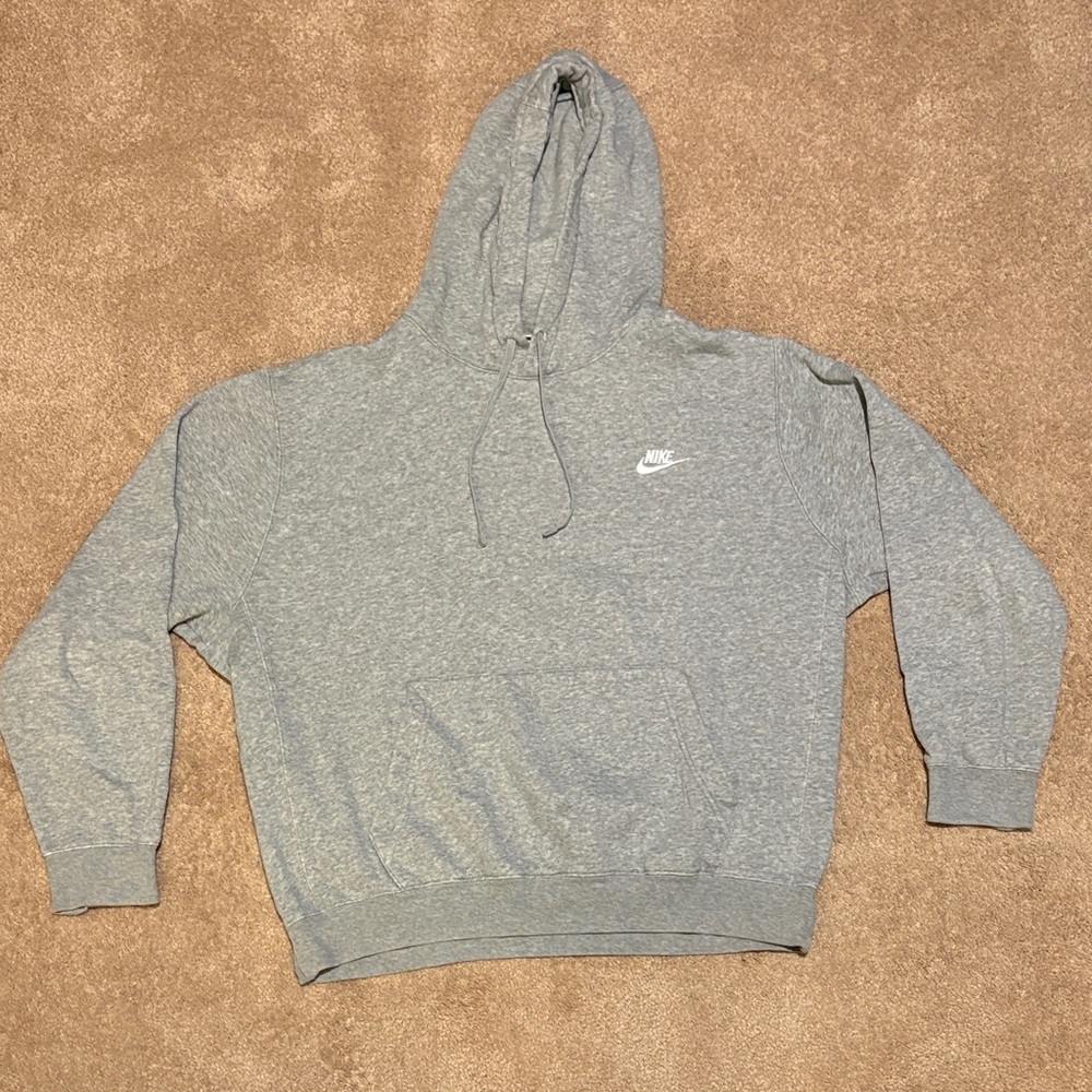 Nike Men's Heather Gray Hoodie